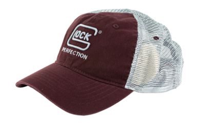 GLOCK MESH HAT SNAPBACK MAROON
