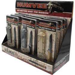 CBG HUMVEE NCK KNF DSPLY 12PC W/STH