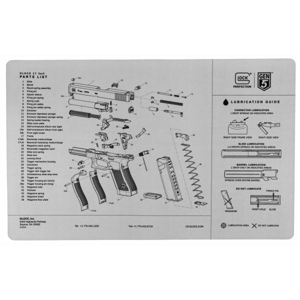 GLOCK OEM GEN 5 BENCH MAT