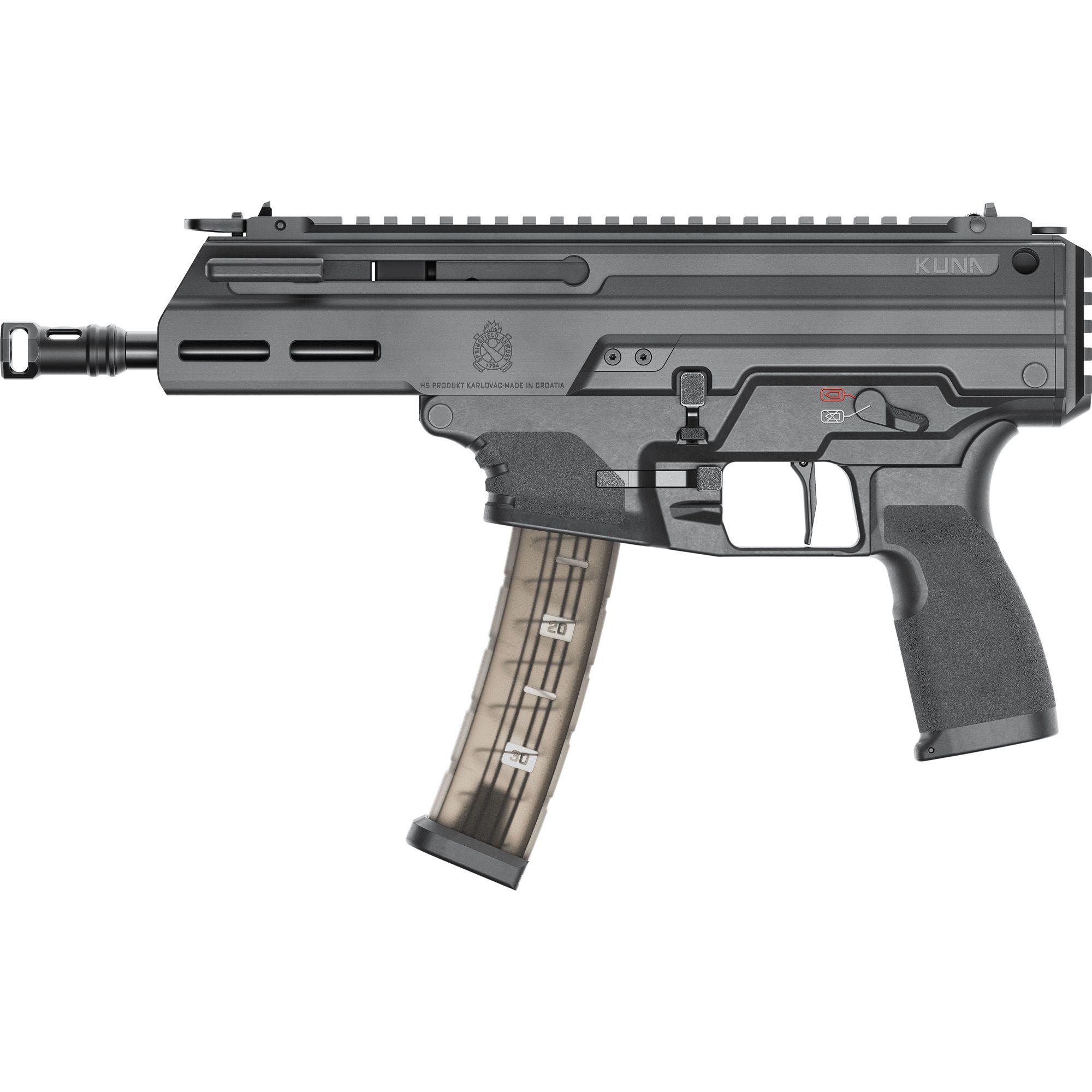 SPGFLD KUNA 9MM PSTL 30RD BLK