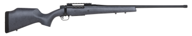 Mossberg 28104 Patriot Long Range Hunter 6.5 PRC Caliber with 4+1 Capacity, 24″ Threaded/Fluted Barrel, Matte Blued Metal Finish & Sniper Gray Fixed Monte Carlo Stock Right Hand (Full Size)