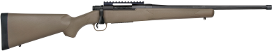 Mossberg 28263 Patriot Predator Full Size 400 Legend 4+1 20″ Matte Blued Threaded Barrel, Matte Blued Picatinny Rail Receiver, Fixed Flat Dark Earth Synthetic Stock