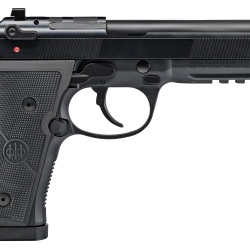 Beretta USA J92FR921G70 92X RDO Full Size Frame 9mm Luger 18+1, 4.70″ Black Barrel, Black Bruniton Optic Ready/Serrated Steel Slide, Black Aluminum Frame w/Beavertail & Picatinny Rail