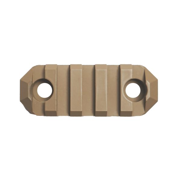 GROVTEC RAIL MLOK 5 SLOT 2.2″ COY