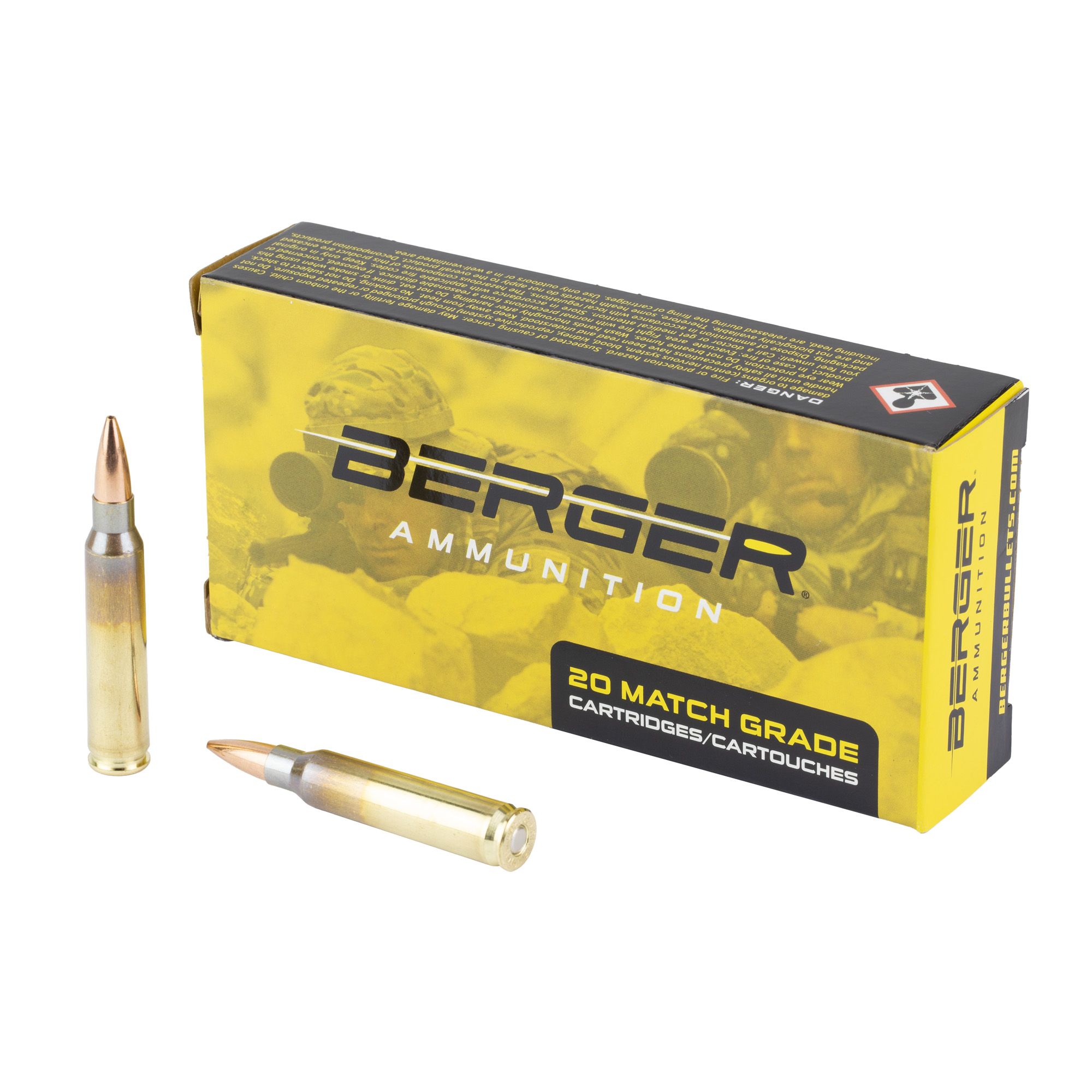 BERGER .223REM 77GR OTM 20/200