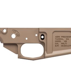 AERO M5 AR10 STRIPPED LWR FDE