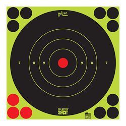 PRO-SHOT TARGET 8″ GRN BULLSEYE 6PK