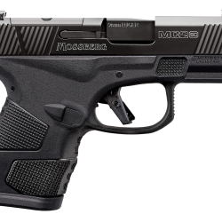 Mossberg 89044 MC2sc Sub-Compact 9mm Luger 3.40″ 14+1,11+1 Matte Black DLC Stainless Steel with Optics Cut Aggressive Textured Black Polymer Grip Tritium Pro Night Sights (No Safety)