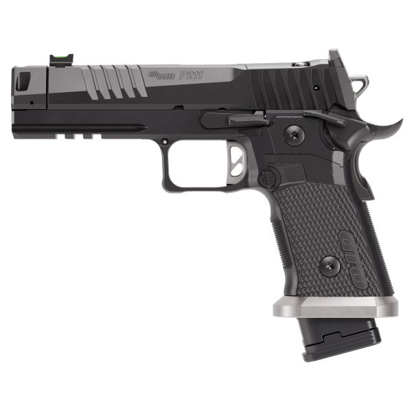 SIG P211 9MM 4.4″ SAO COMP 10RD BLK