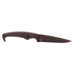 STROUP MK2 4″ CERAKOTE BLK W/SHEATH