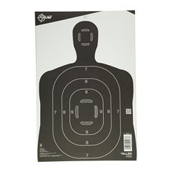 ALLEN EZ AIM SILHOUETTE 12X18 25PK