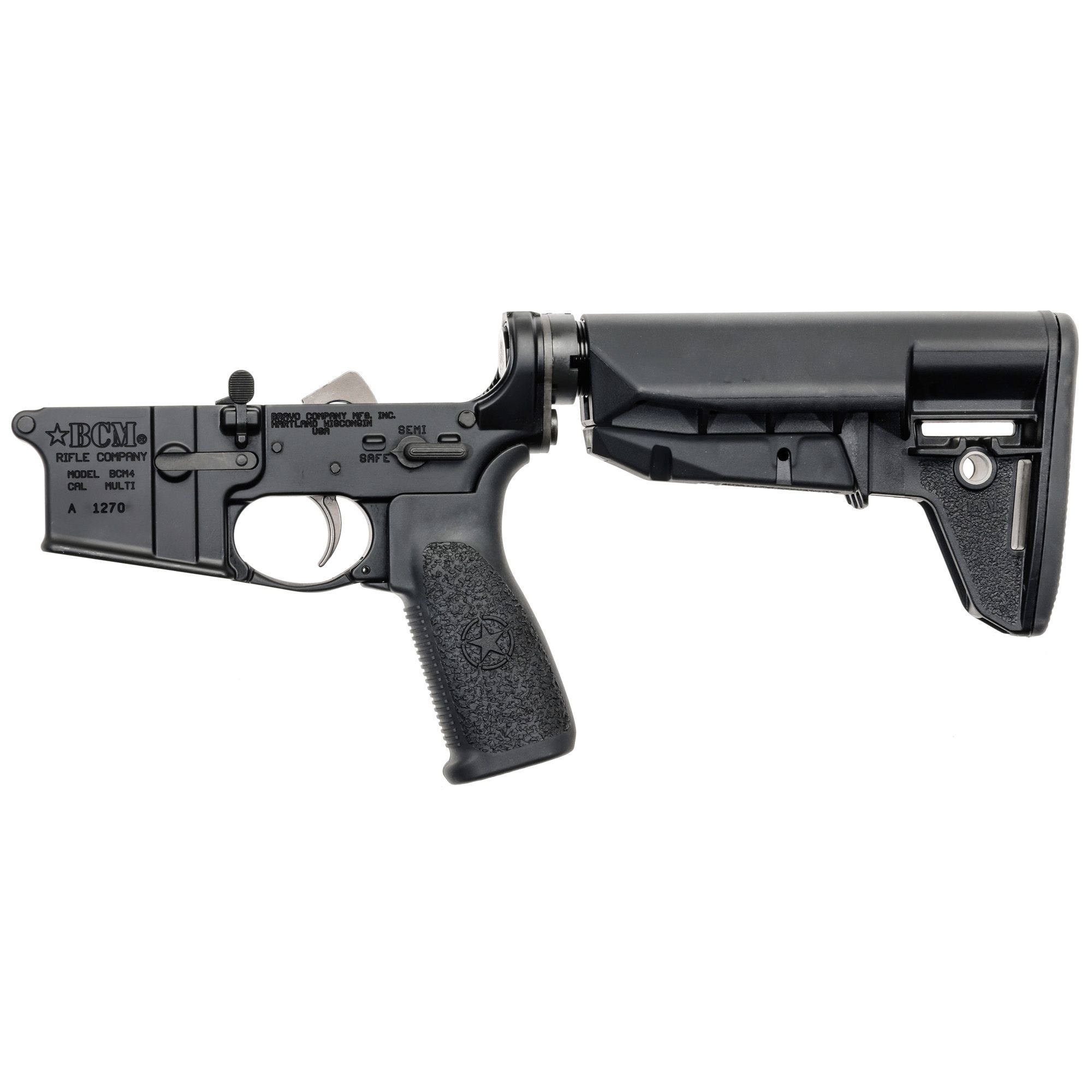 BCM CMPLT LWR W/SOPMOD 2 WB BLK BLEM