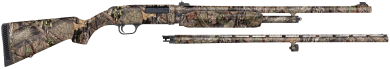 Mossberg 54183 500 Field/Deer 20 Gauge 5+1 3″ 26″ Vent Rib/24″ Slugster Barrels, Overall Mossy Oak Break-Up Country, Synthetic Stock, Includes Accu-Set Chokes