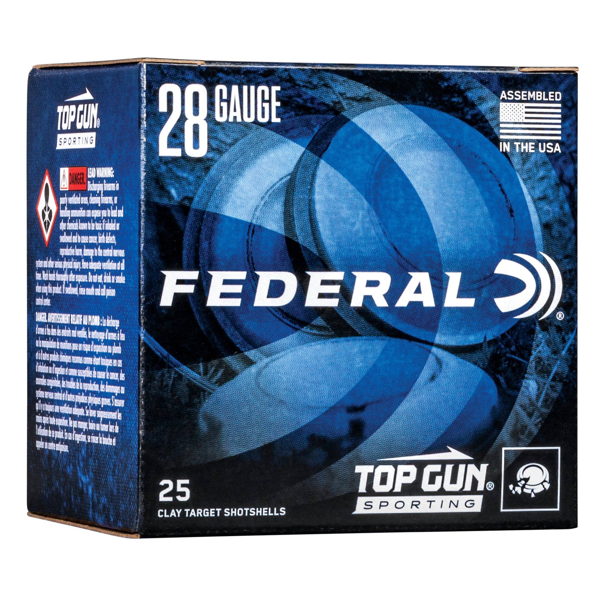 FED TOP GUN 28GA 2.75″ #8 25/250