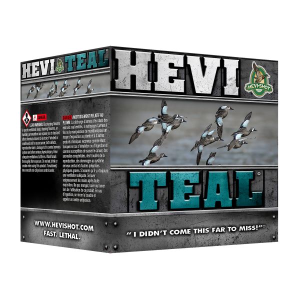 HEVI TEAL 12GA 3″ #6 25/250