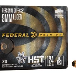FED PRM HST 9MM 124GR JHP 20/200