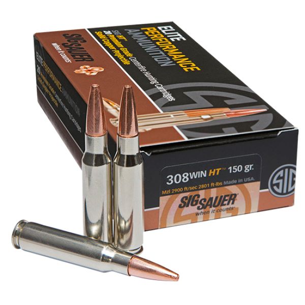 SIG AMMO 308WIN 150GR ELITE HUNTING HT 20/10