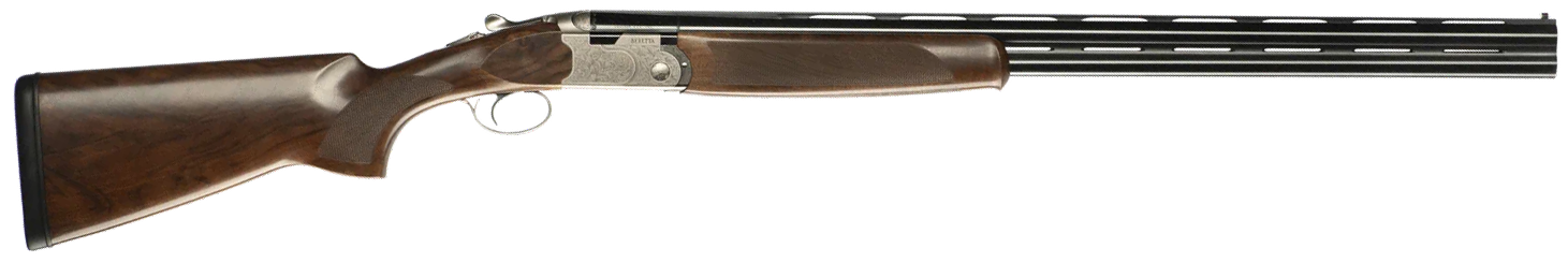 Beretta USA J686S1230KO 686 Silver Pigeon I Sporting 12 Gauge 3″ 2rd 30″ Black Over/Under Vent Rib Barrel, Silver Engraved Steel Receiver, Kick-Off Walnut Stock, Right Hand