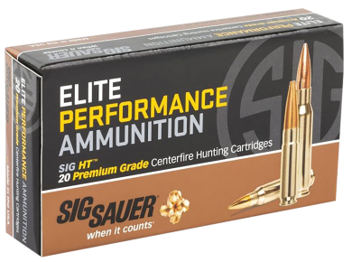 Sig Sauer E270H120 Elite Copper Hunting  270Win 130gr Copper Solid 20 Per Box/10 Case