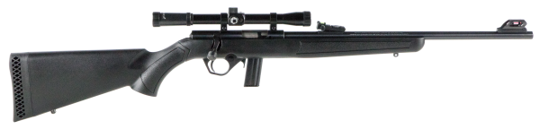Mossberg 38232 802 Plinkster Bolt Action 22 LR Caliber with 10+1 Capacity, 18″ Barrel, Blued Metal Finish & Black Synthetic Stock Right Hand (Full Size) Includes 4x Scope