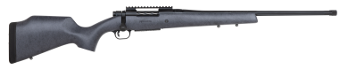 Mossberg 28101 Patriot Long Range Hunter 308 Win Caliber with 5+1 Capacity, 22″ Barrel, Threaded/Fluted Matte Blued Metal Finish & Sniper Gray Fixed Monte Carlo Stock Right Hand (Full Size)