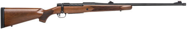 Mossberg 28121 Patriot  300 Win Mag Caliber with 3+1 Capacity, 24″ Fluted Barrel, Matte Blued Metal Finish, Walnut Stock & Adjustable Fiber Optic Sights Right Hand (Full Size)