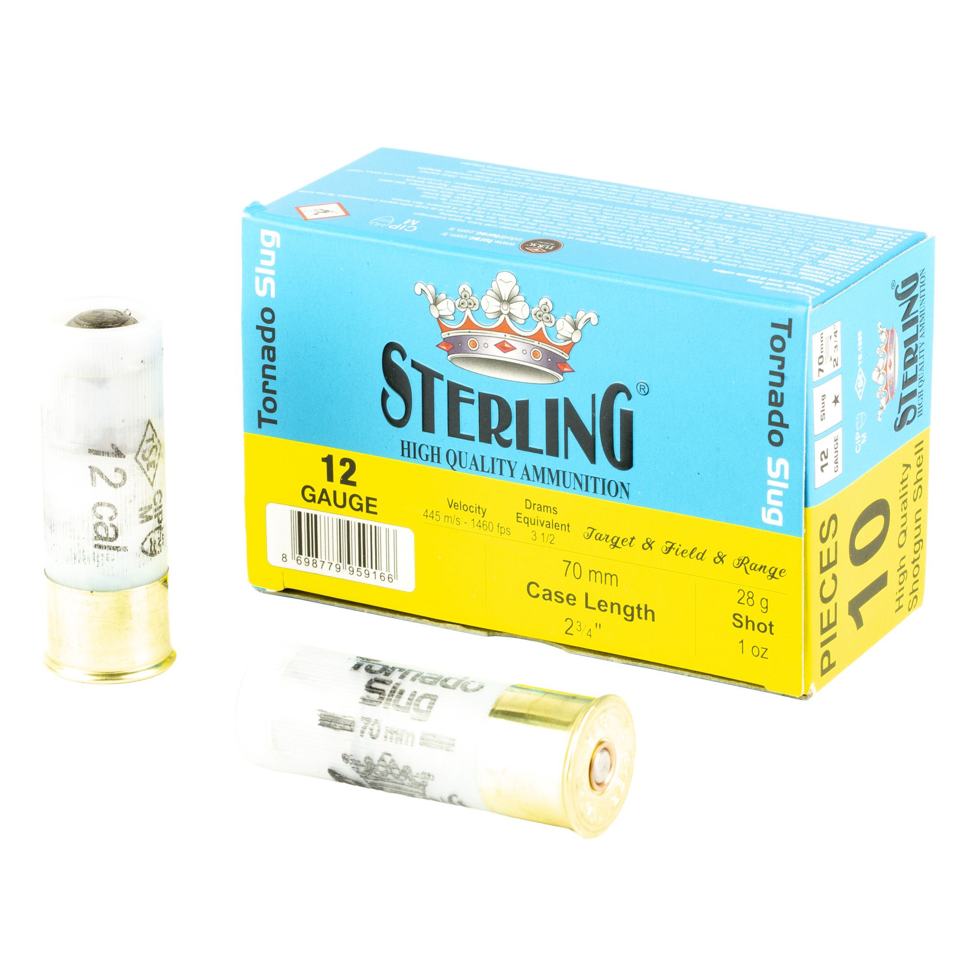 STERLING BG 12GA 2.75″ SLUG 10/200