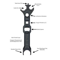 LBE AR15 ARMORERS TOOL BLK