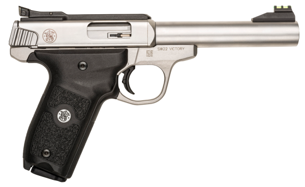 S&W VICTORY 22LR 5.5″ 10RD STS AFOS