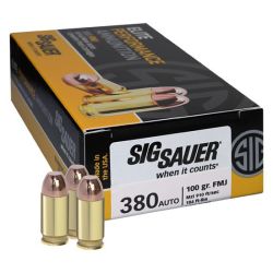 SIG AMMO 380ACP 100GR ELITE BALL FMJ 50/20