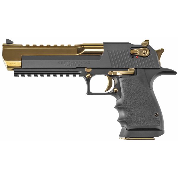 DE L6 44MAG 6″ 8RD BLK/GLD