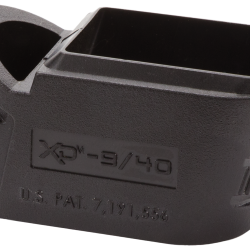 Springfield Armory XDM5001C Backstrap Sleeve  made of Polymer with Black Finish & 1 Piece Design for 9mm Luger, 40 S&W Springfield XD-M Compact with #1 Backstrap