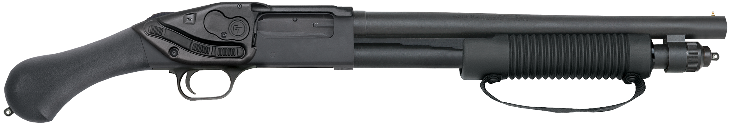 Mossberg 50638 590 Shockwave 12 Gauge 3″ 14″ 5+1 Blued Black Fixed Raptor Birdshead Grip Stock