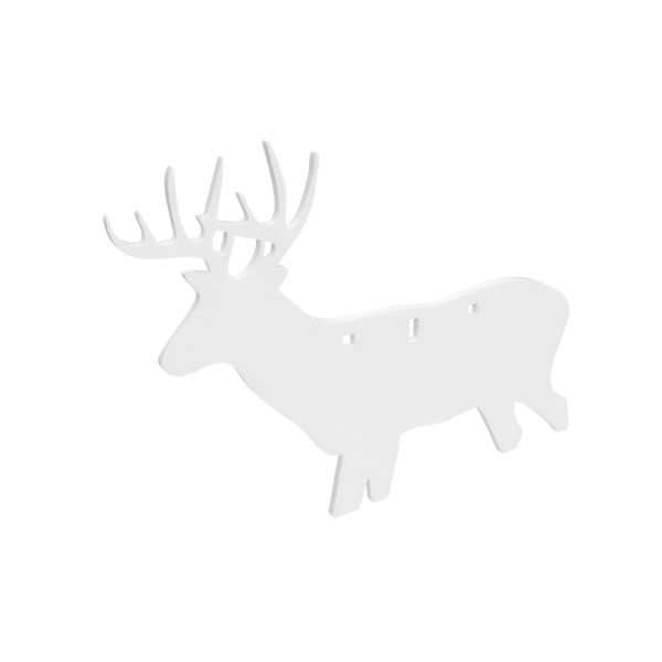 B/C AR500 3/8″ SILHOUETTE DEER WHT