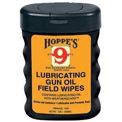 HOPPES GUN OIL FIELD WIPES 3″X5″ 50C