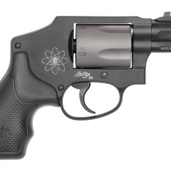 Smith & Wesson 163062 Model 340 Personal Defense 357 Mag Or 38 S&W Spl +P 1.88″ Black Stainless Steel Barrel, 5rd Titanium Cylinder , Black Scandium Alloy J-Frame , HiViz Fiber Optic Green Front Sight