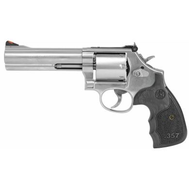 S&W 686 PLUS DLX 357 5″ STS 7RD WD