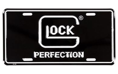 GLOCK OEM PERF LICENSE PLATE BLK/WHT