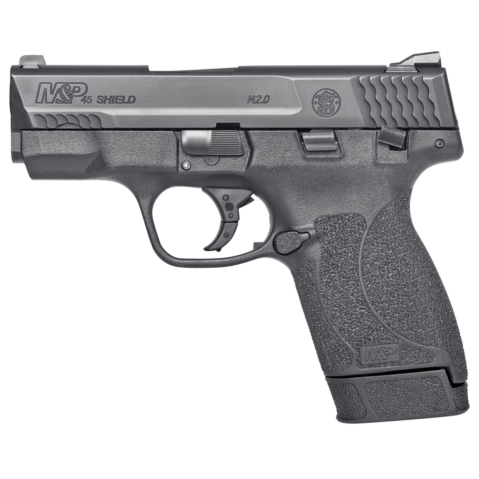 S&W SHLD M2.0 45ACP 3.3″ 7RD TS BLK