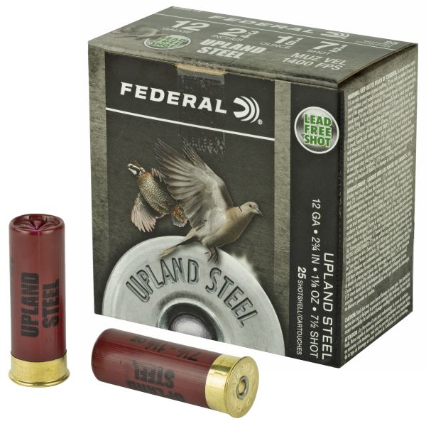 FED UPLND STL 12GA 2.75″ #7.5 25/250