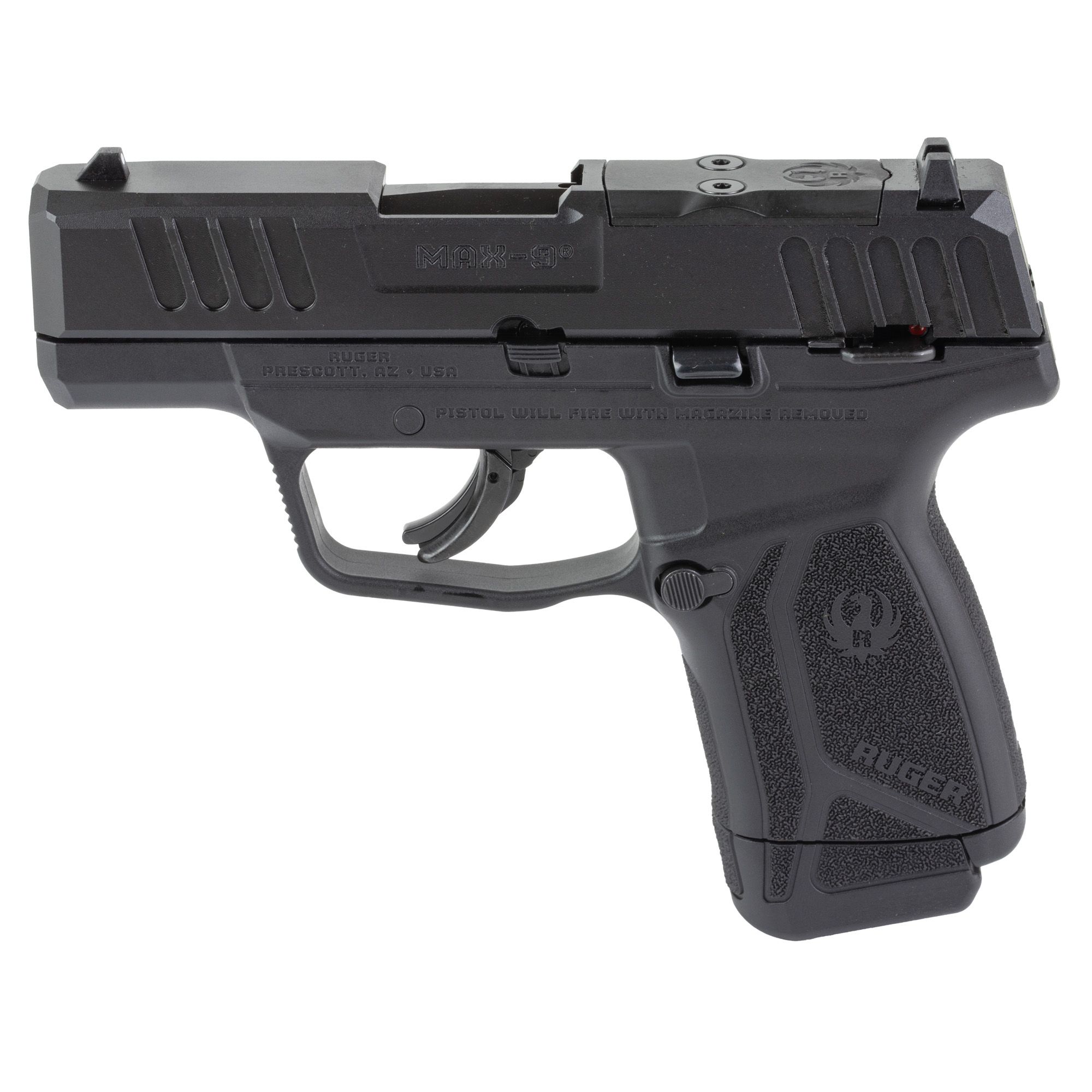 RUGER MAX-9 9MM 3.2″ 12RD MS BLK