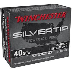 WIN SILVERTIP 40 S&W 155GR HP 20/200