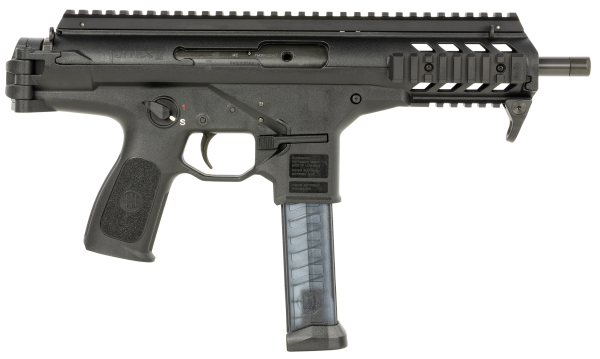Beretta USA JPMXSBLK30 PMXs  9mm Luger 30+1 (2) 6.90″ Threaded Barrel, Black, QD End Plate, Picatinny Handguard, Ambidextrous Controls