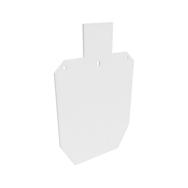 B/C FULL IPSC SILHOUETTE TARGET WHT