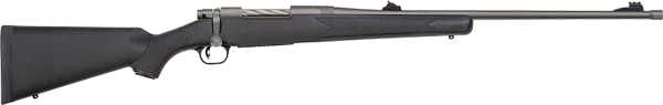Mossberg 28136 Patriot Synthetic 338 Win Mag 3+1 24″ Threaded Barrel w/Recessed Match Trigger, Cerakote Stainless Steel, Spiral-Fluted Bolt, Synthetic Stock, Drop Box Magazine, Adjustable LBA Trigger