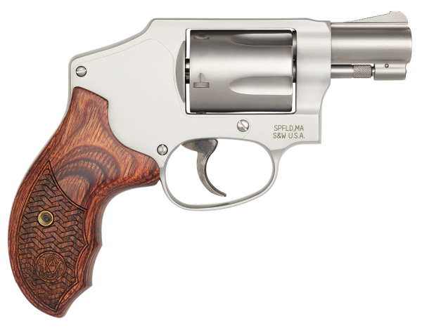 Smith & Wesson 170348 Performance Center Model 642 Enhanced Action 38 S&W Spl +P 5rd 1.88″ Stainless Steel Barrel & Cylinder Matte Silver Aluminum Frame with Custom Wood Grip