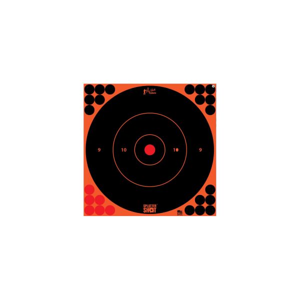 PRO-SHOT TARGET 12″ ORN BULLSEYE 5PK