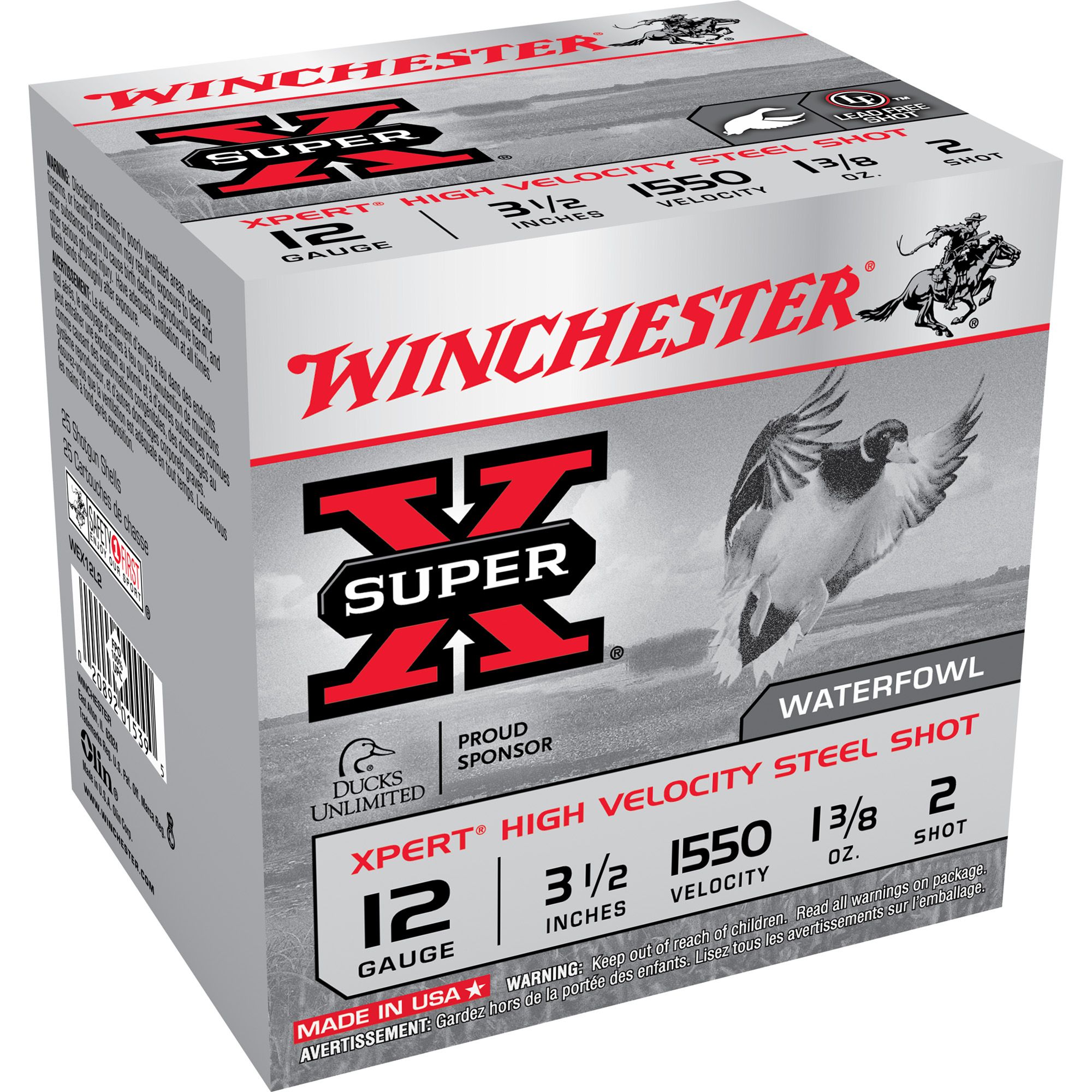 WIN SPR-X XPT 12GA 3.5″ #2 25/250