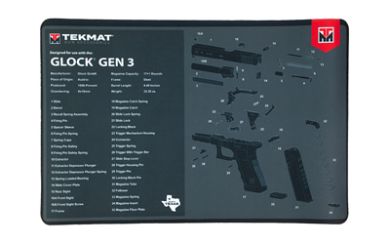 TEKMAT PISTOL MAT FOR GLOCK GEN3