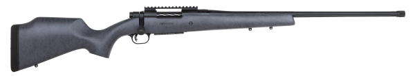 Mossberg 28104 Patriot Long Range Hunter 6.5 PRC Caliber with 4+1 Capacity, 24″ Threaded/Fluted Barrel, Matte Blued Metal Finish & Sniper Gray Fixed Monte Carlo Stock Right Hand (Full Size)